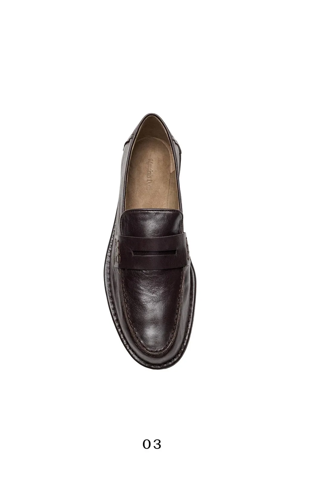 Пенни-лоферы из мягкой кожи, Massimo Dutti
