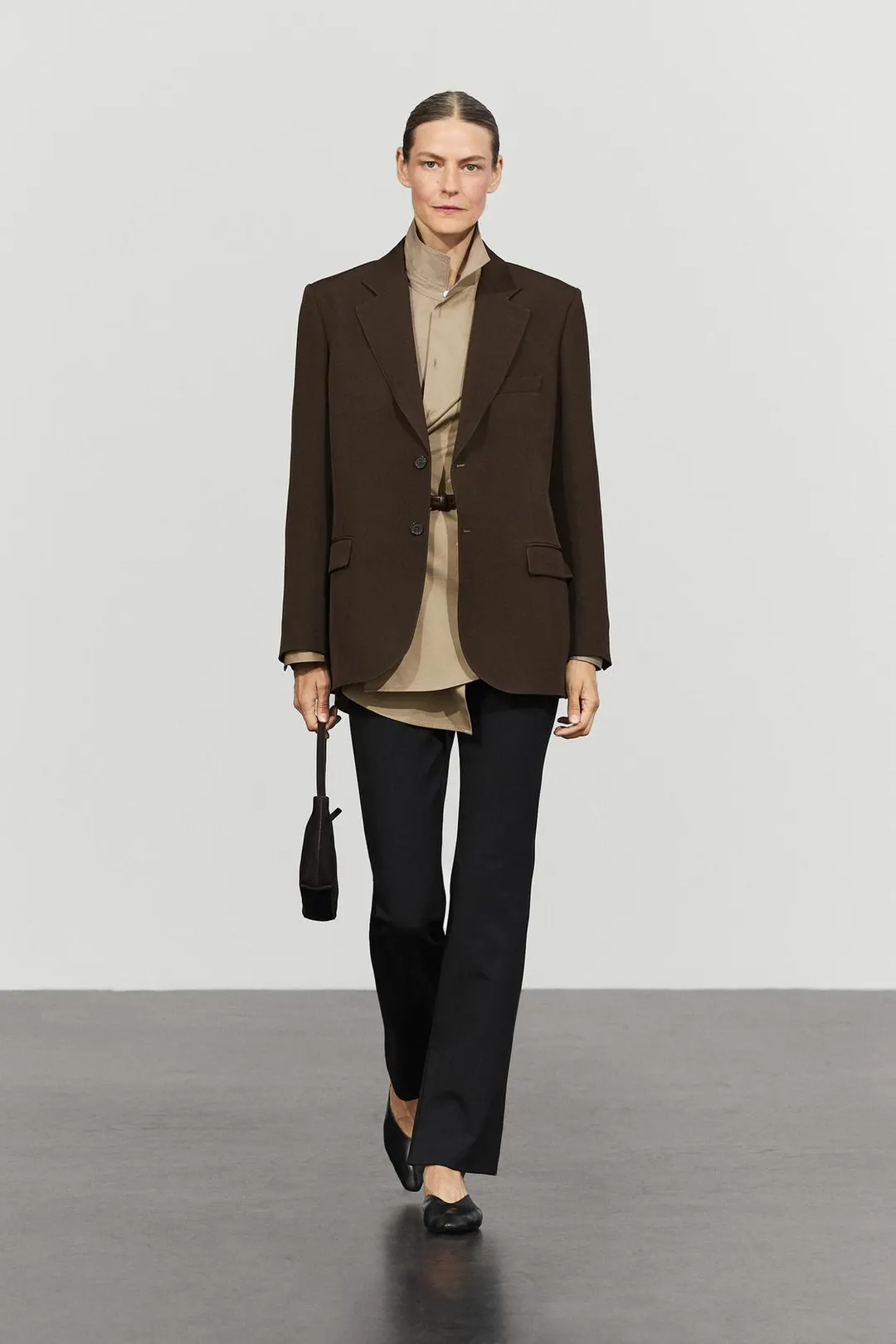 Пиджак струящегося кроя из смесовой шерсти для цельного образа, Massimo Dutti
