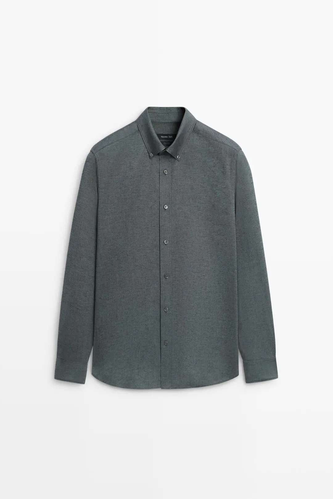 Рубашка Oxford прямого кроя из 100% хлопка, Massimo Dutti