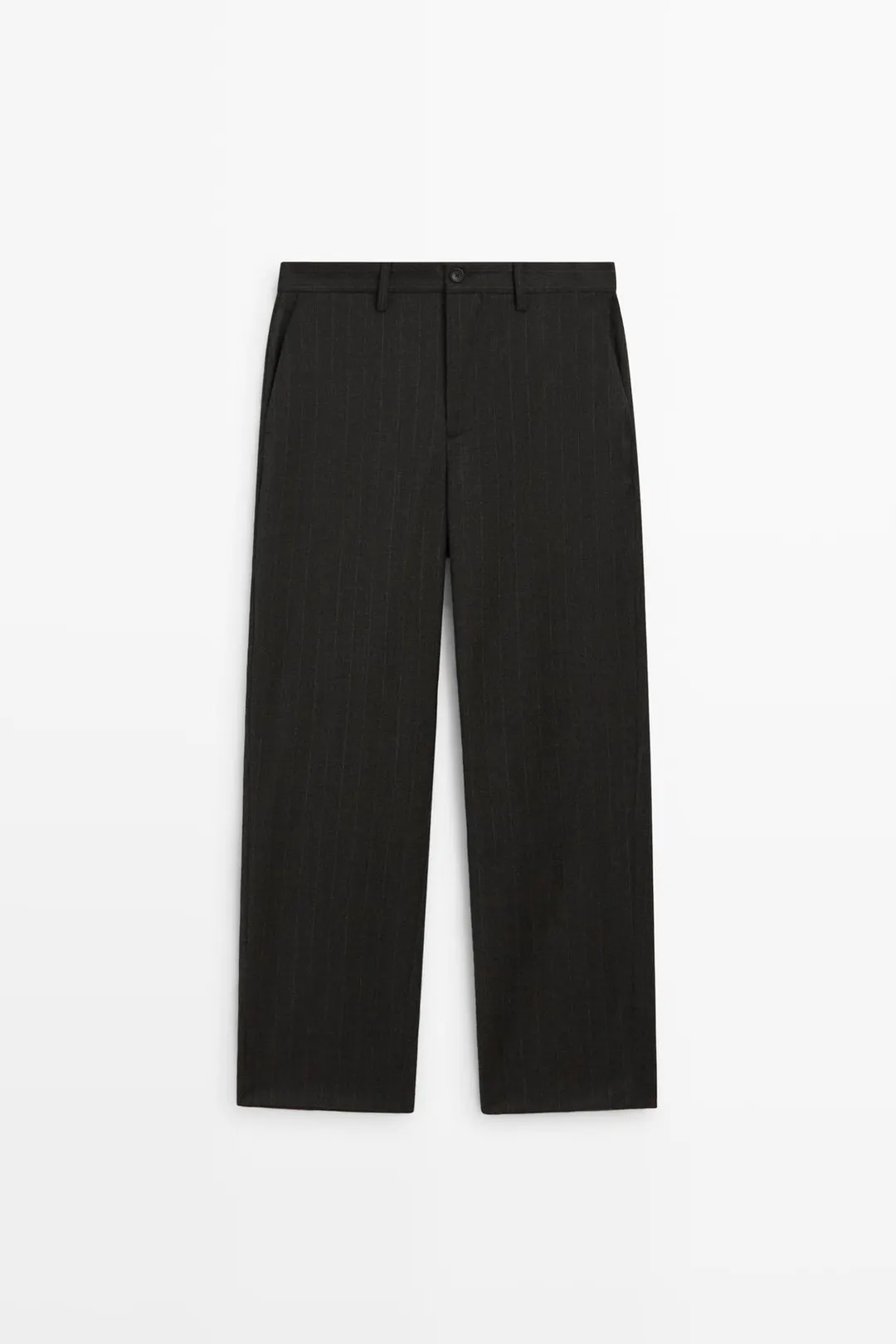 Полосатые брюки из 100% шерсти, Massimo Dutti