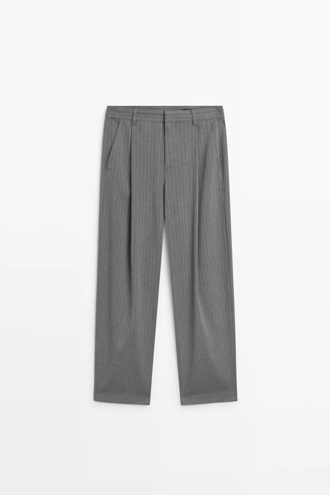 Брюки широкие в тонкую полоску, Massimo Dutti