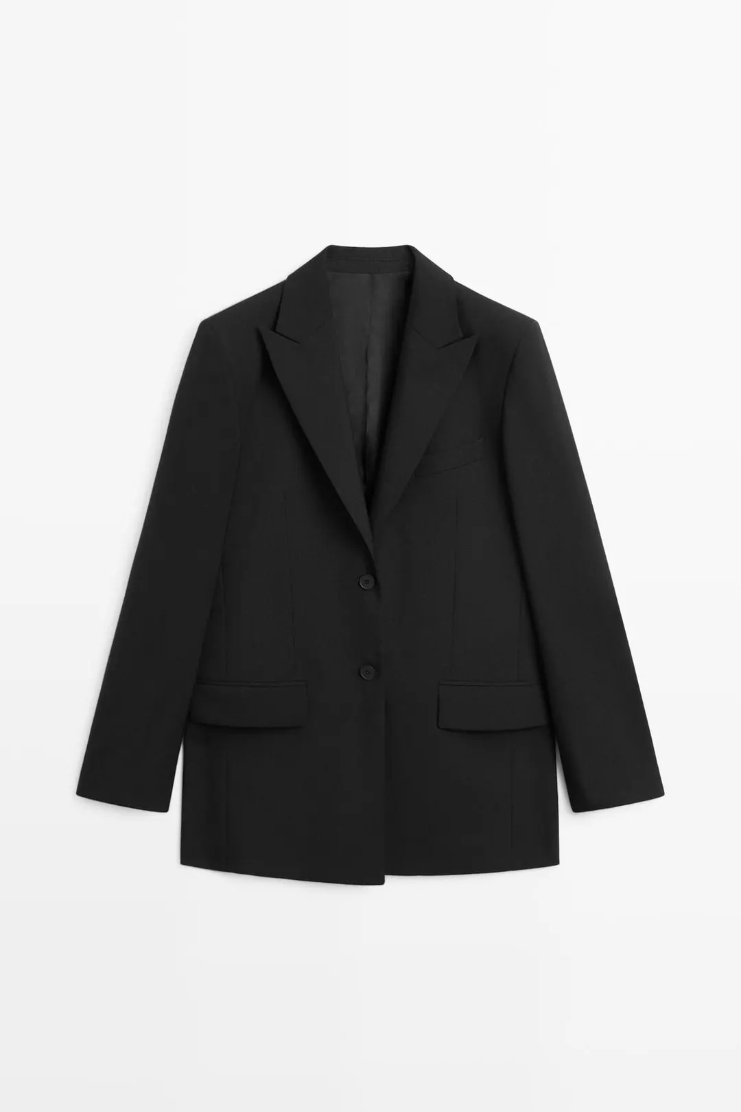 Костюмный пиджак из 100% шерсти, Massimo Dutti