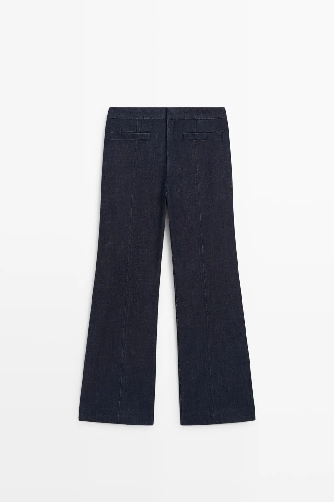 Джинсы клеш с акцентными карманами, Massimo Dutti