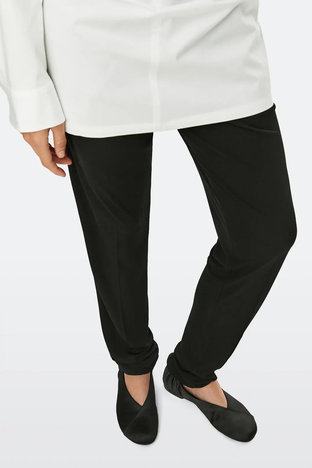 Балетки с перекрестными ремешками, Massimo Dutti