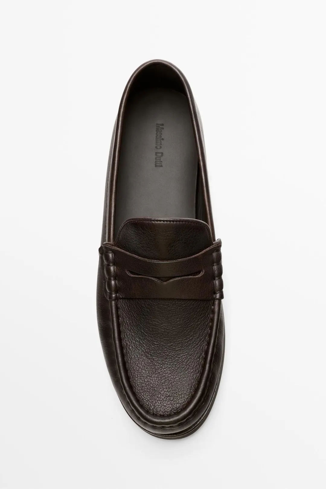 Кожаные пенни-лоферы, Massimo Dutti