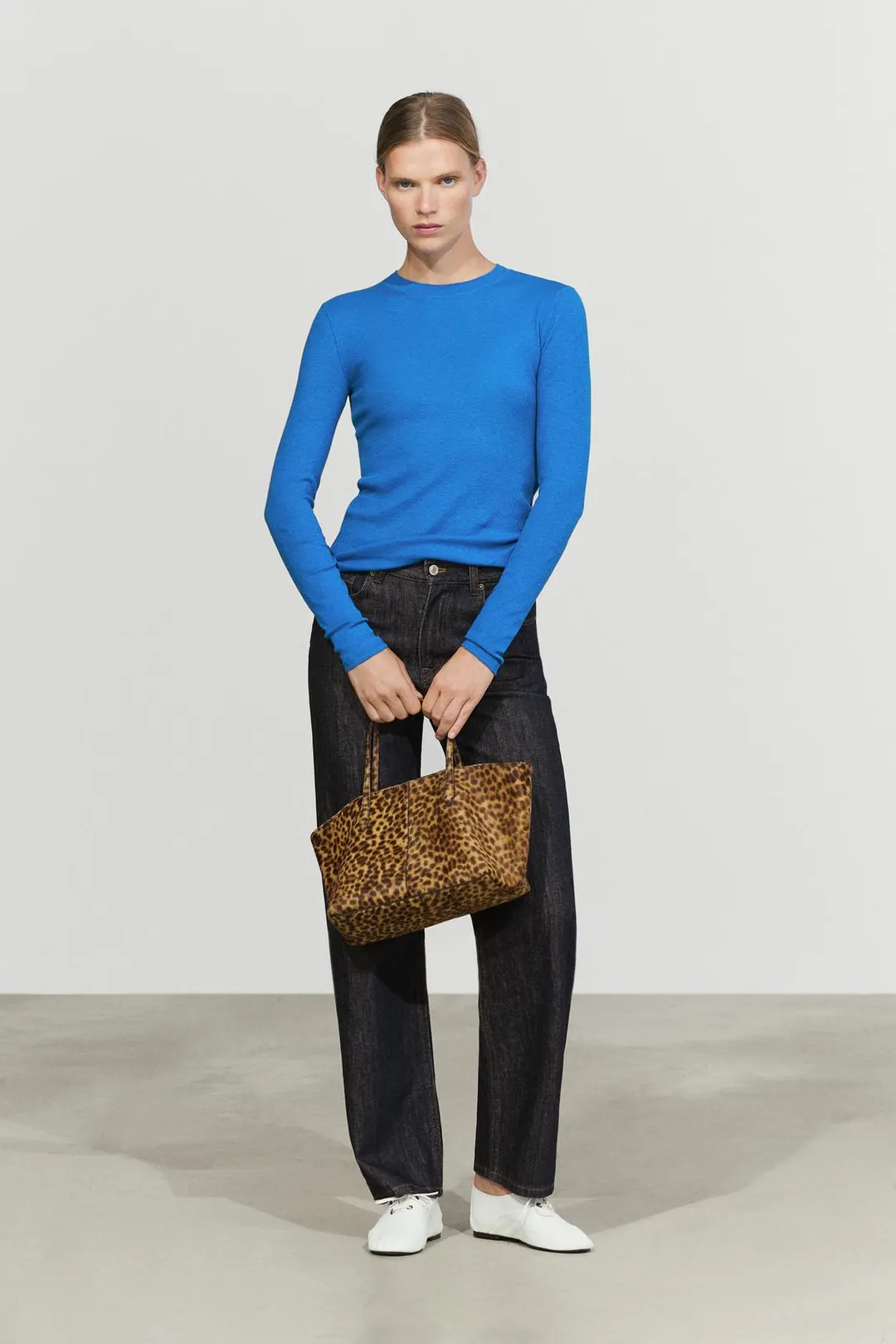 Футболка трикотажная из смесового хлопка, Massimo Dutti