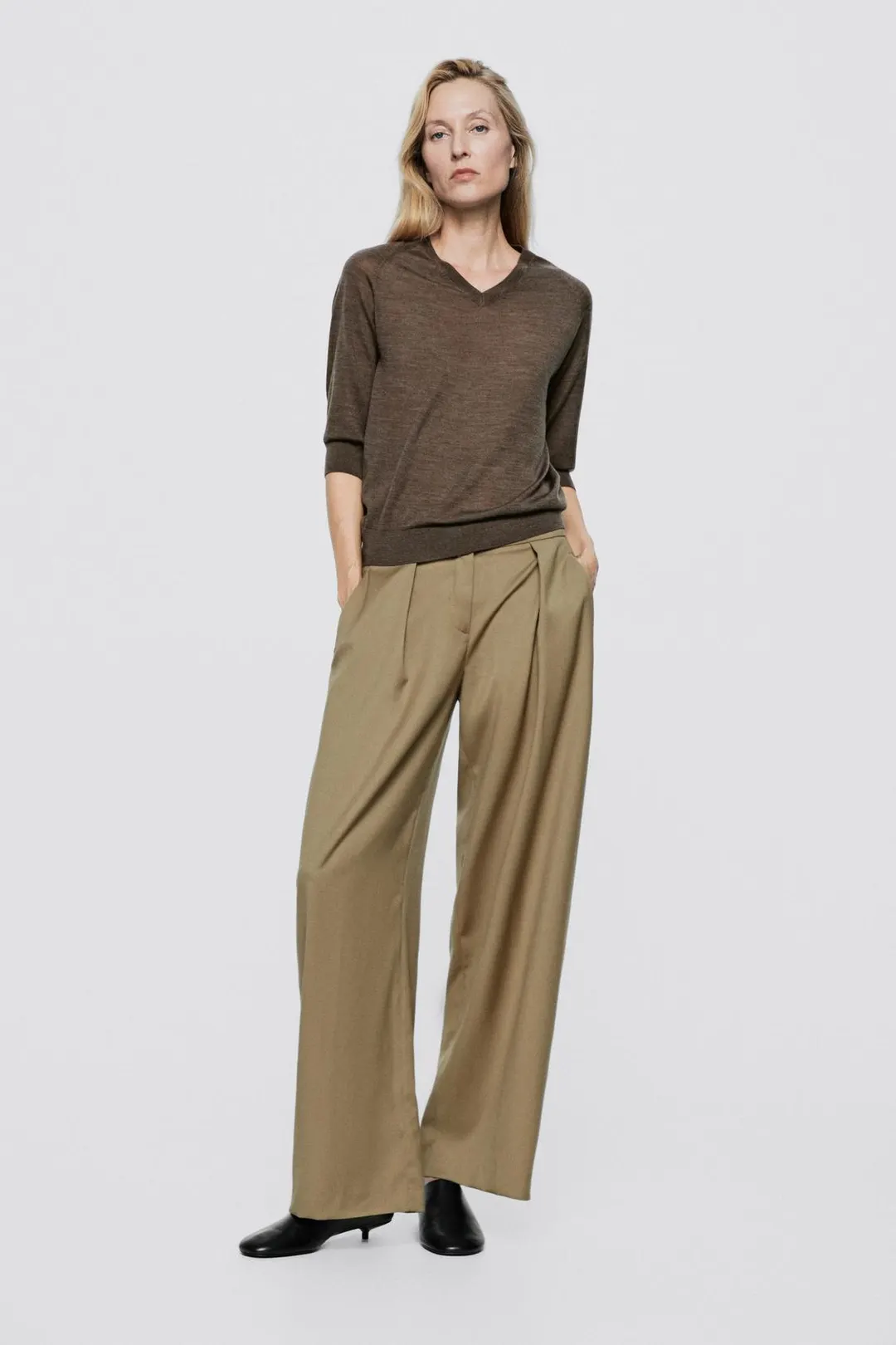 Свитер из 100% шерсти LIMITED EDITION, Massimo Dutti
