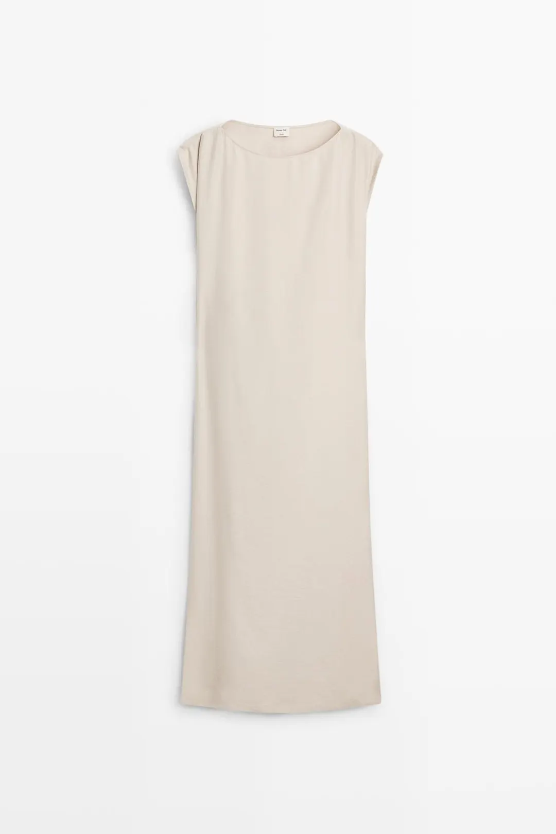 Платье асимметричное с драпировкой - STUDIO, Massimo Dutti