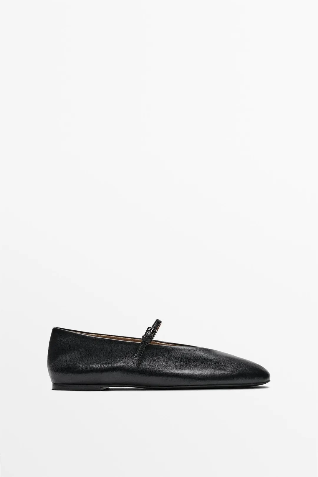 Балетки из мягкой кожи, Massimo Dutti