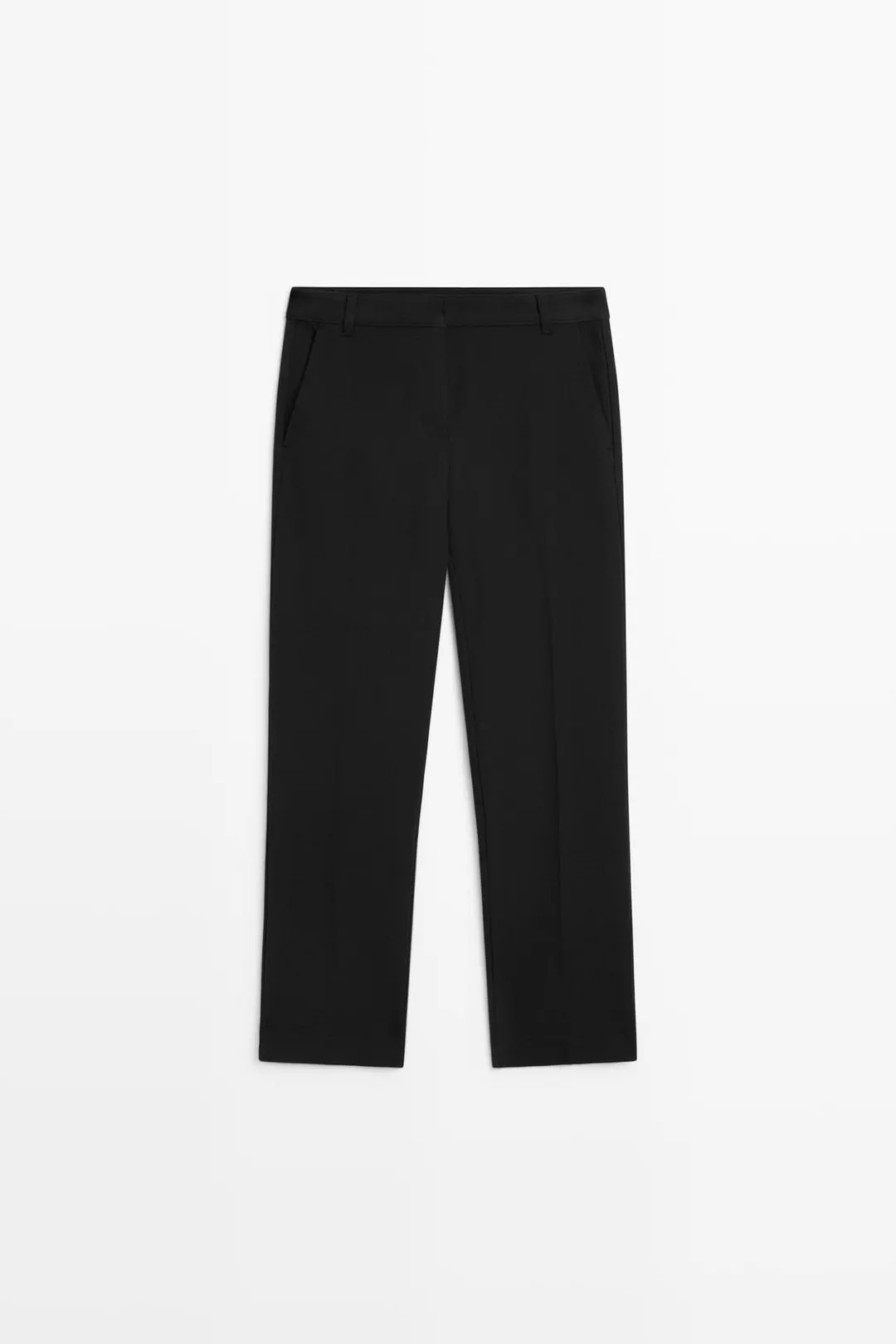 Брюки эластичные из технологичной ткани, Massimo Dutti