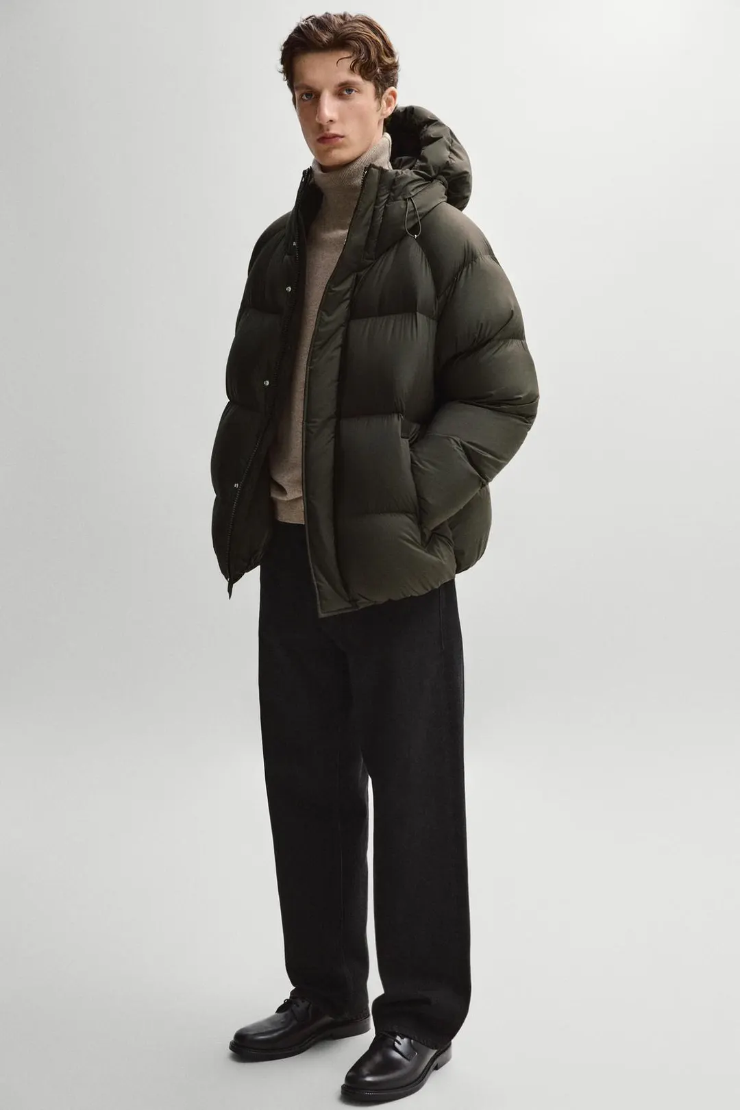 Пуховик оверсайз, Massimo Dutti