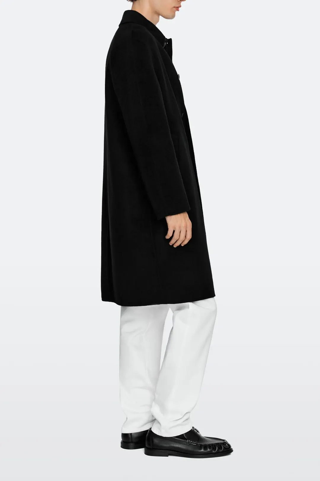 Кожаные лоферы со сборками, Massimo Dutti