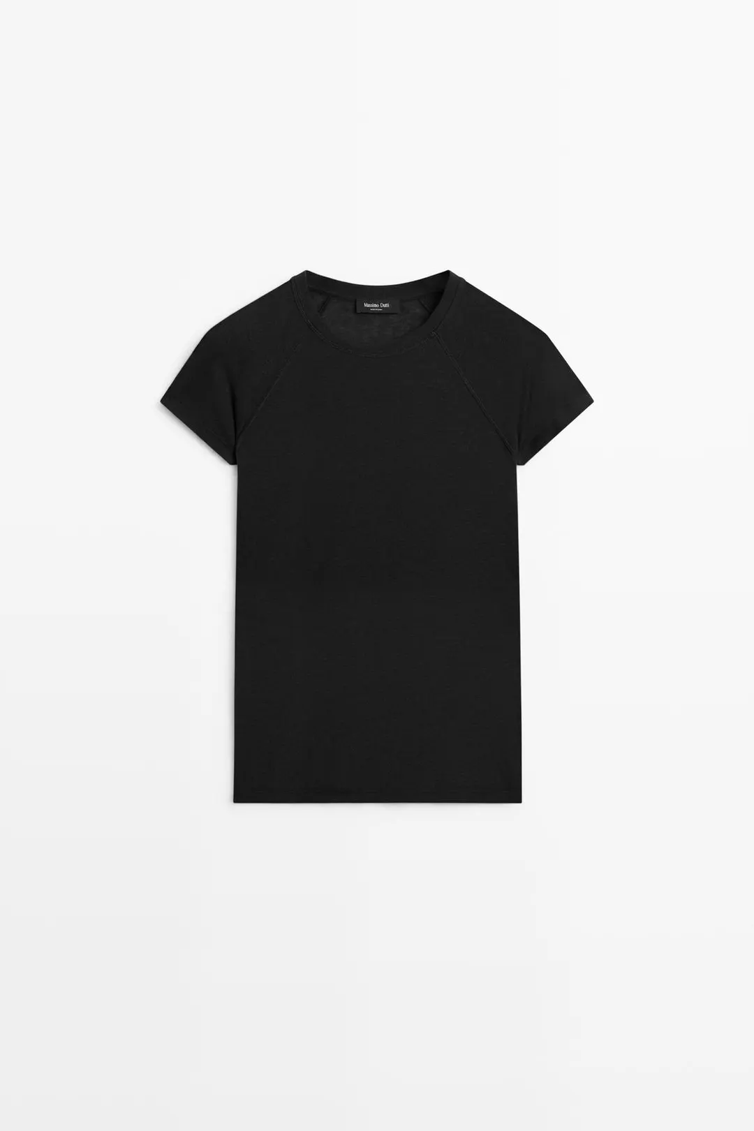 Футболка с короткими рукавами реглан, Massimo Dutti