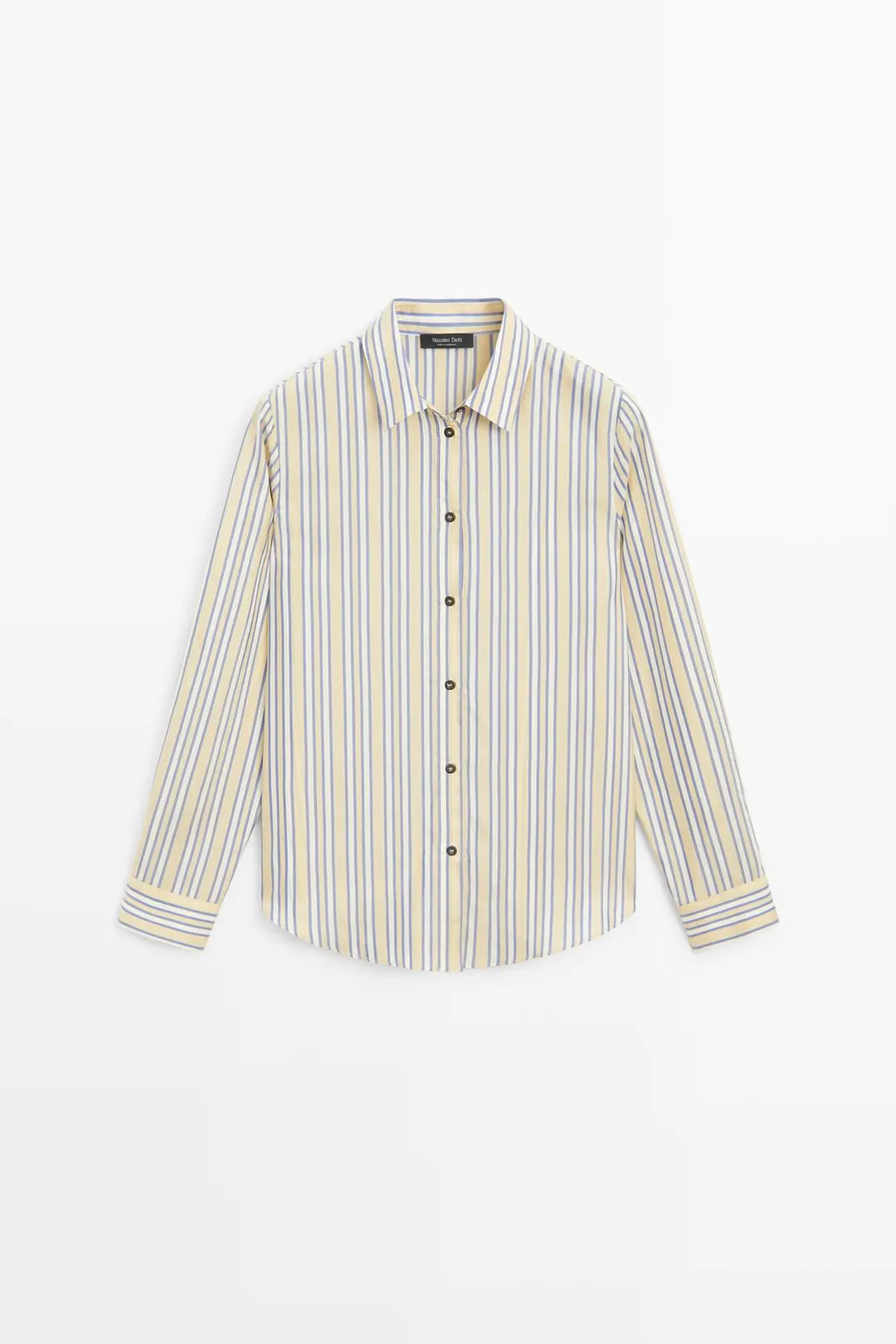 Струящаяся рубашка с полосками, Massimo Dutti