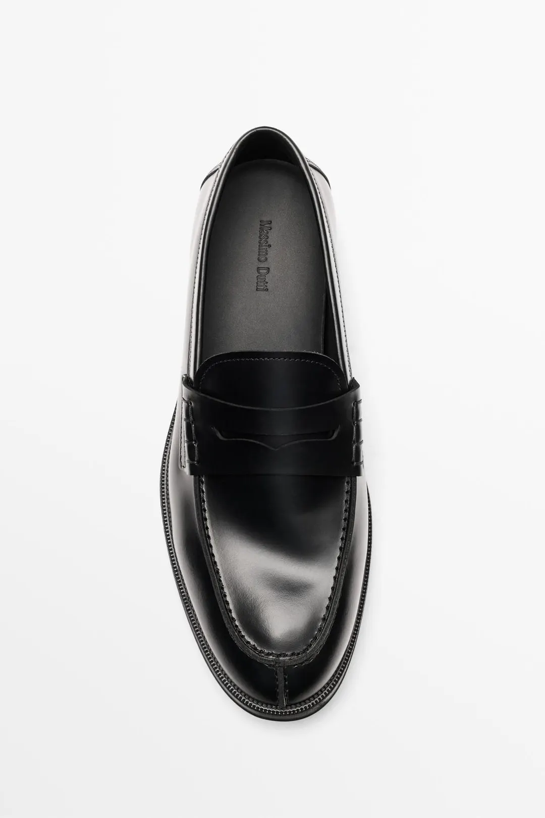 Кожаные пенни-лоферы, Massimo Dutti