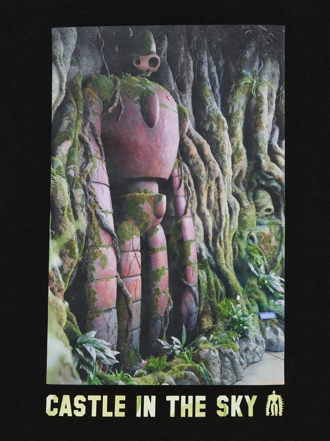 Футболка с короткими рукавами и принтом UT Ghibli «Небесный замок Лапута», Uniqlo