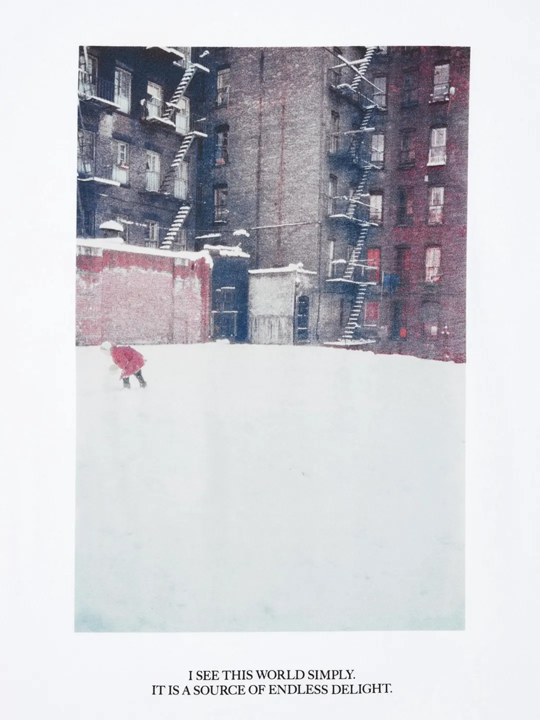 Футболка с принтом Saul Leiter, Uniqlo