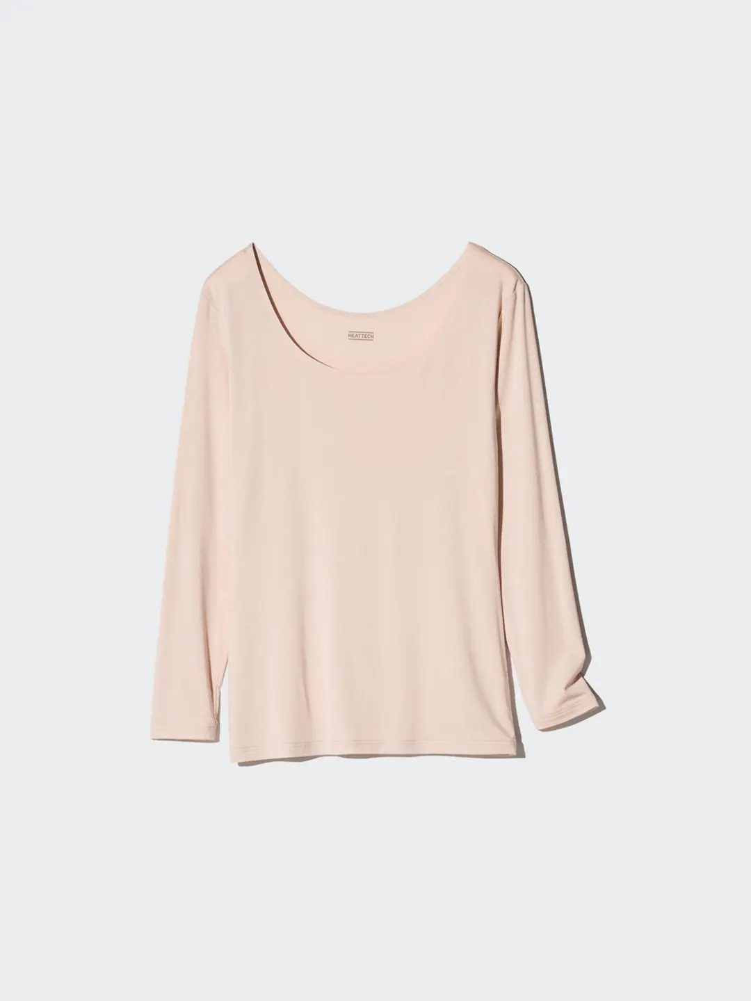 Футболка HEATTECH с U-образным вырезом и рукавами 7/8, Uniqlo