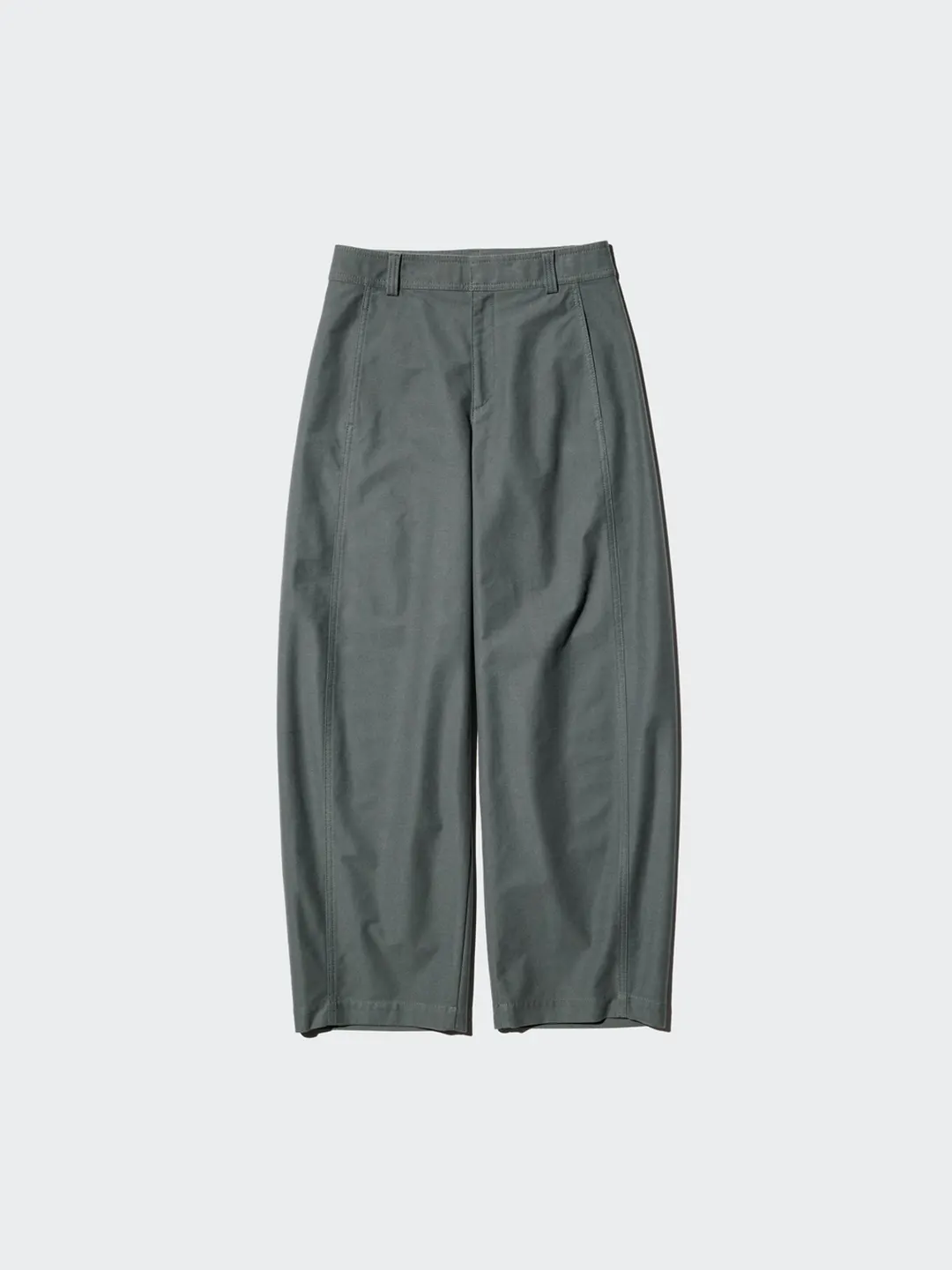 Удлинённые брюки свободного кроя с изогнутыми штанинами, Uniqlo