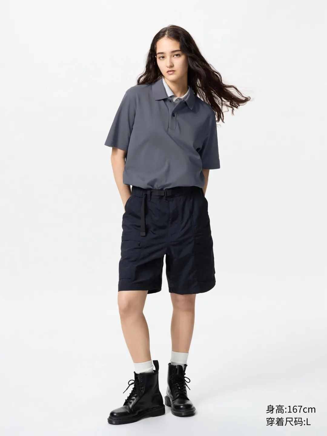 Поло AIRism с охлаждающим эффектом, Uniqlo