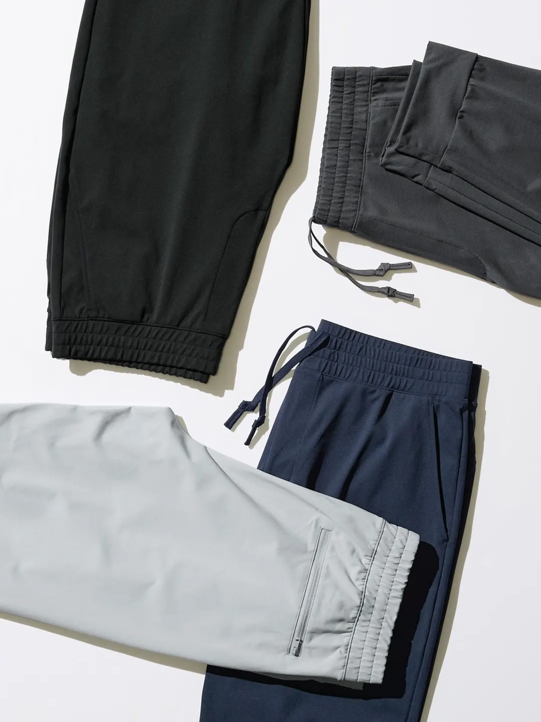 Спортивные брюки DRY-EX быстросохнущие эластичные с манжетами, Uniqlo