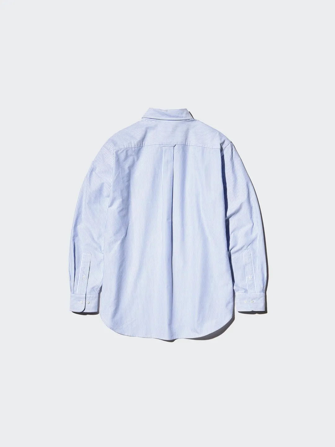 Полосатая рубашка из хлопкового оксфорда, Uniqlo
