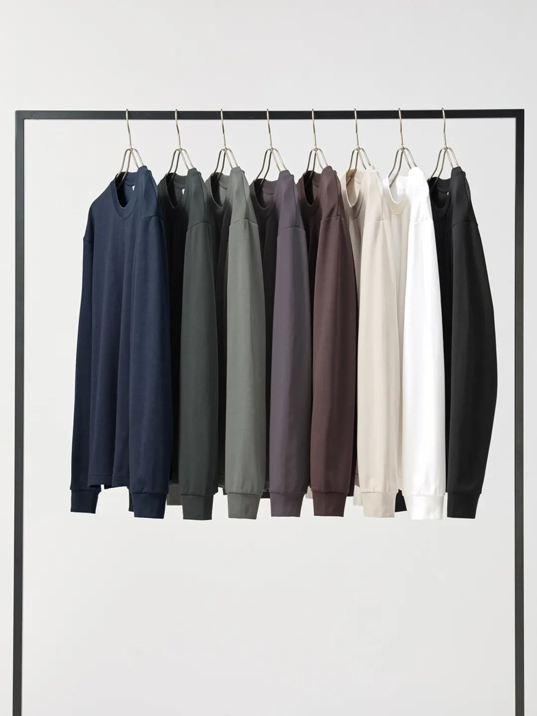 Лонгслив из смесового хлопка AIRism, Uniqlo