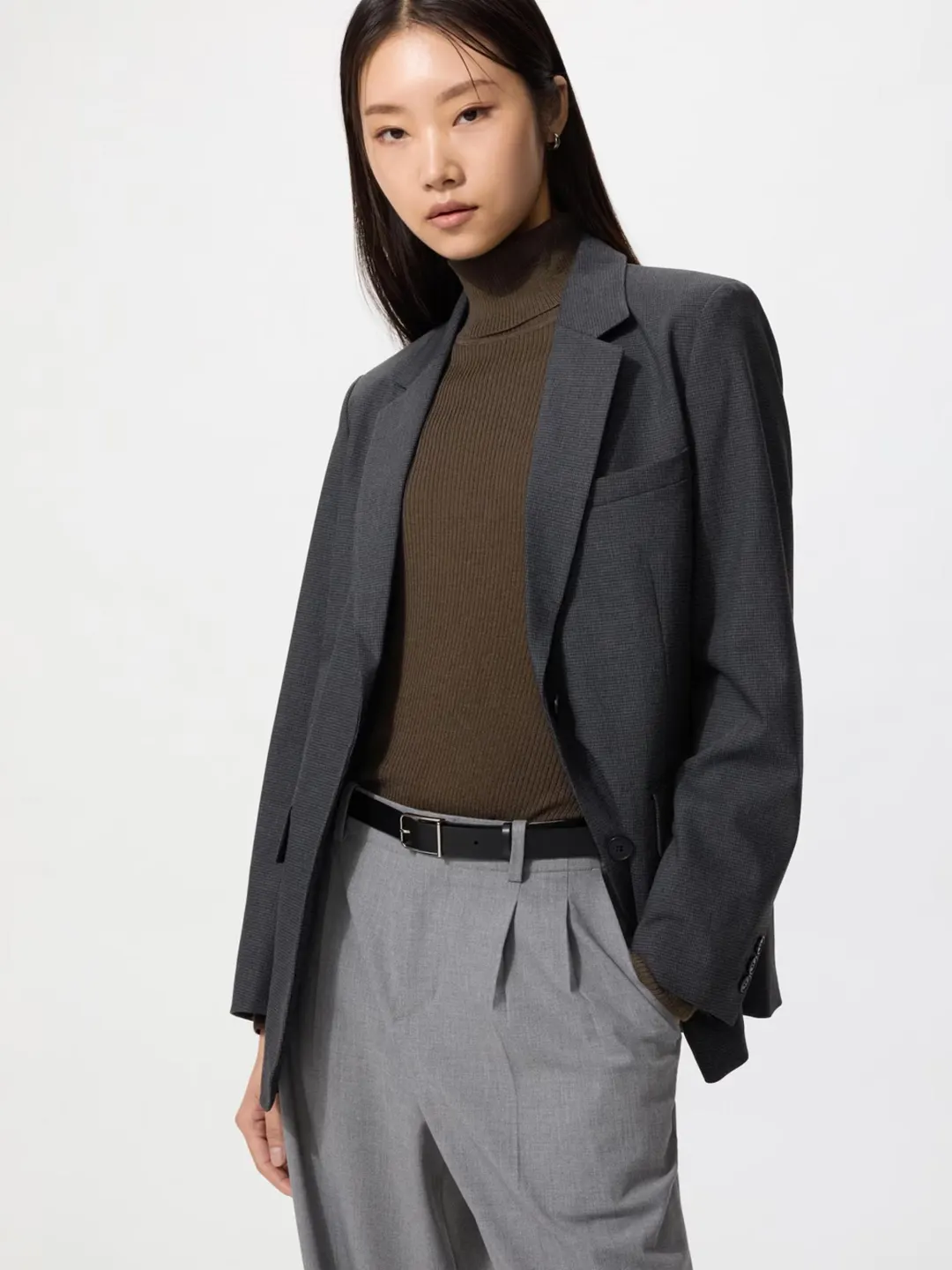 Ремень в деловом стиле, Uniqlo
