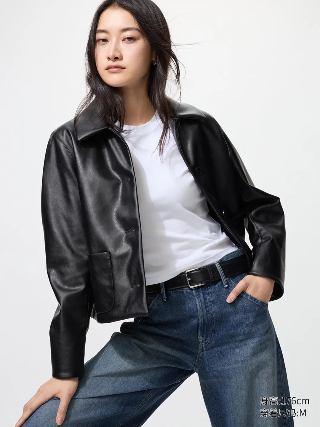 Ремень в деловом стиле, Uniqlo