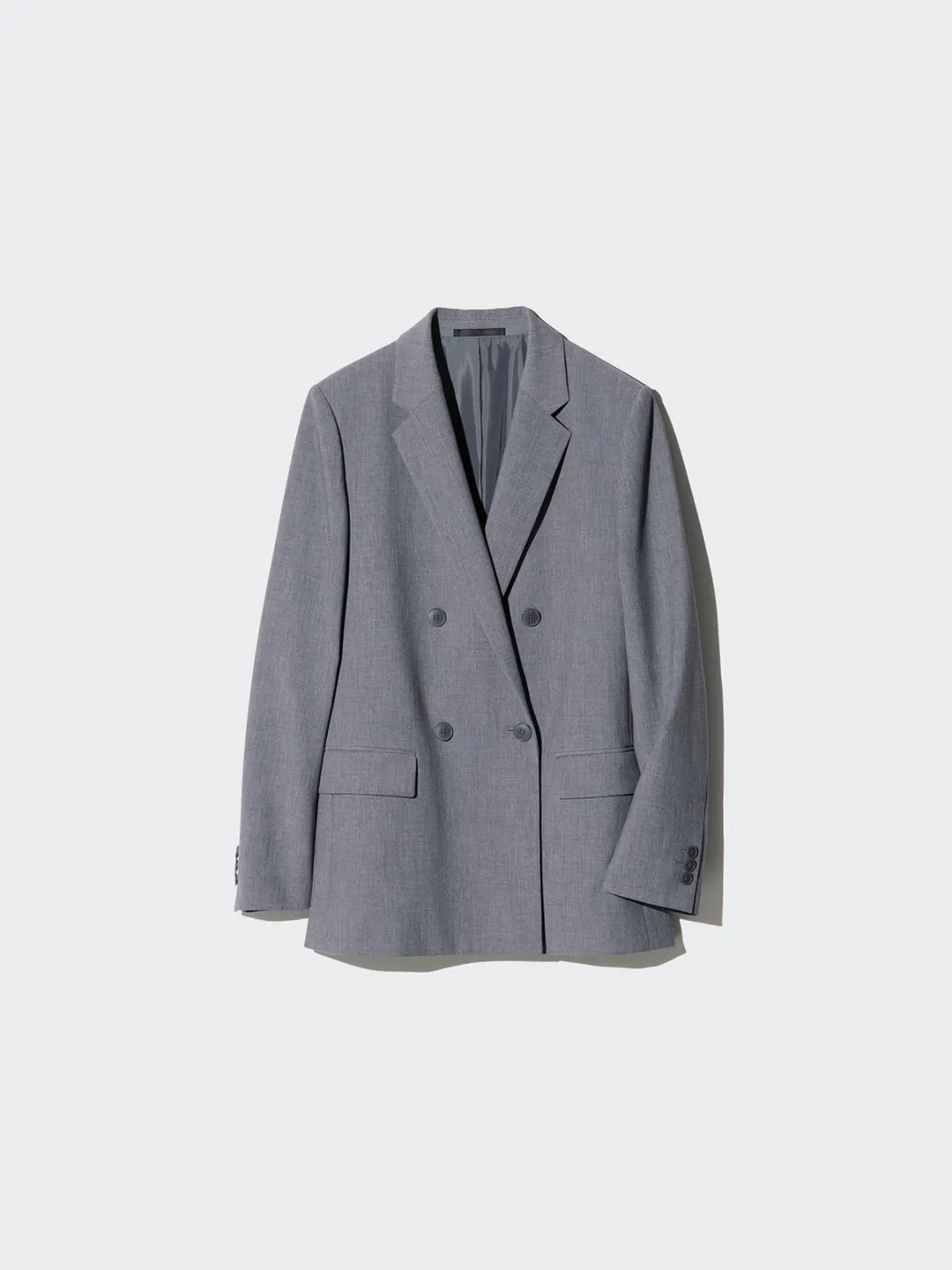 Двубортная куртка в деловом стиле, Uniqlo