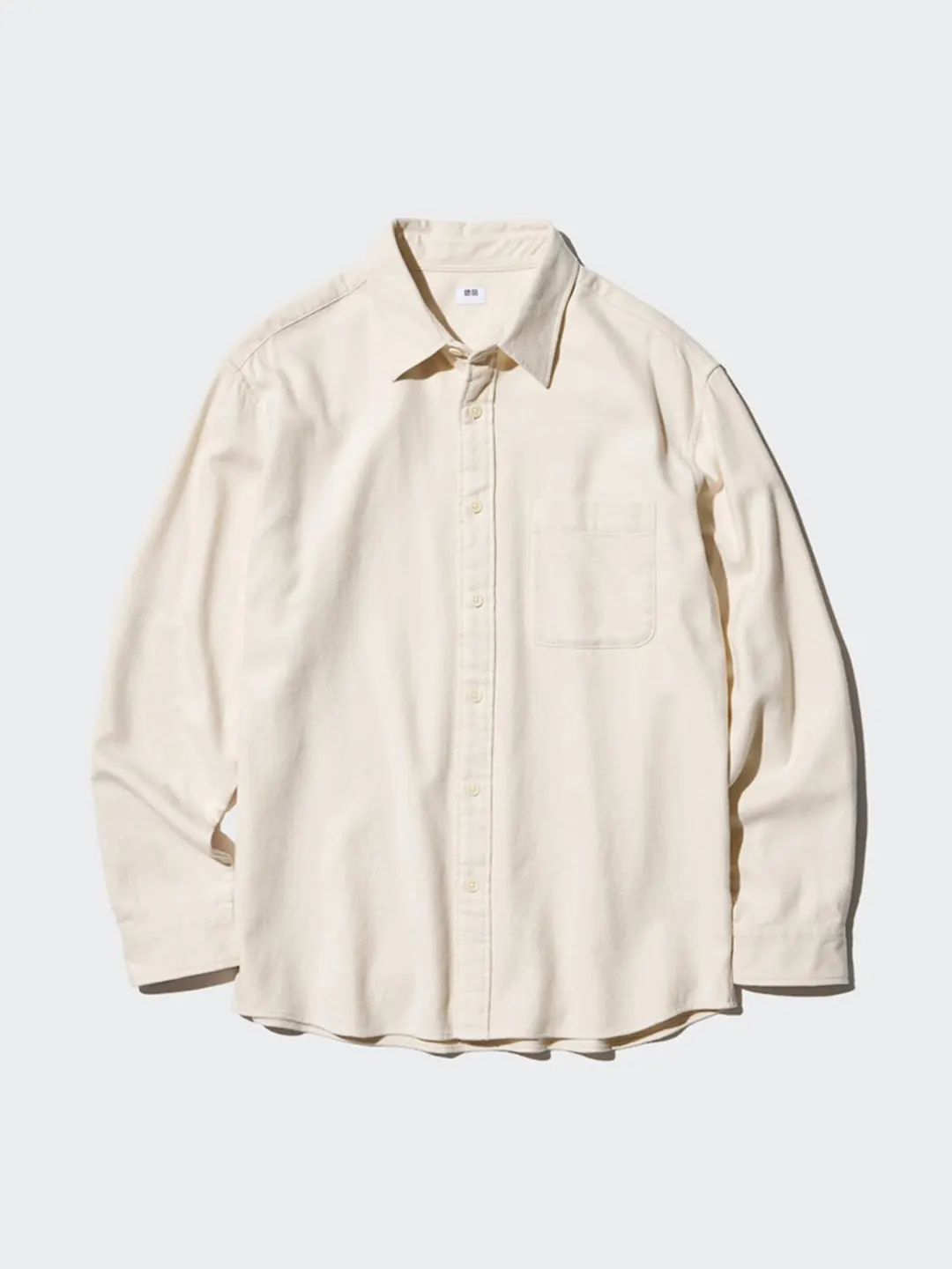 Рубашка из хлопковой фланели, Uniqlo