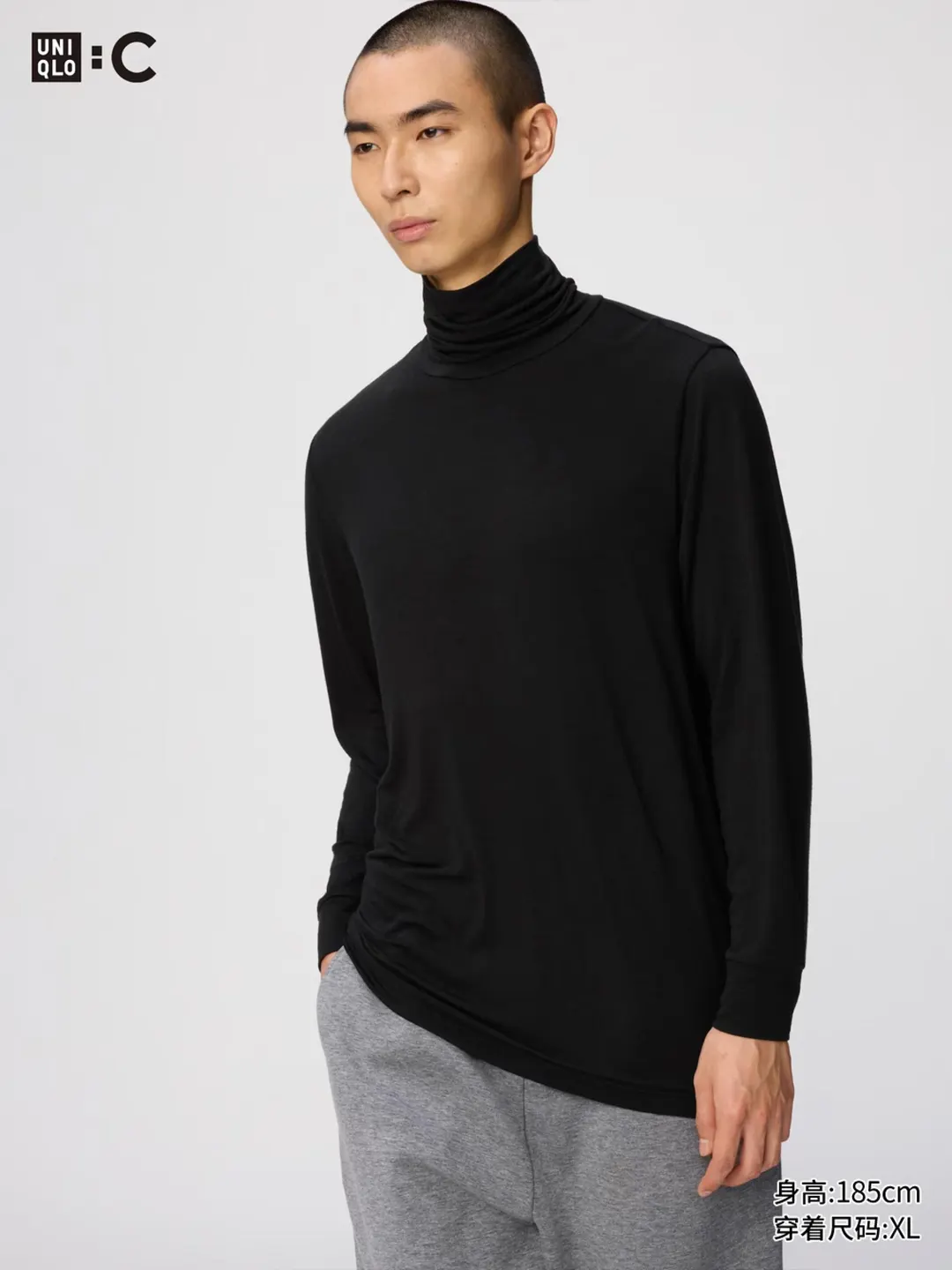 Водолазка HEATTECH EXTRA WARM с кашемиром и рукавами 7/8, Uniqlo