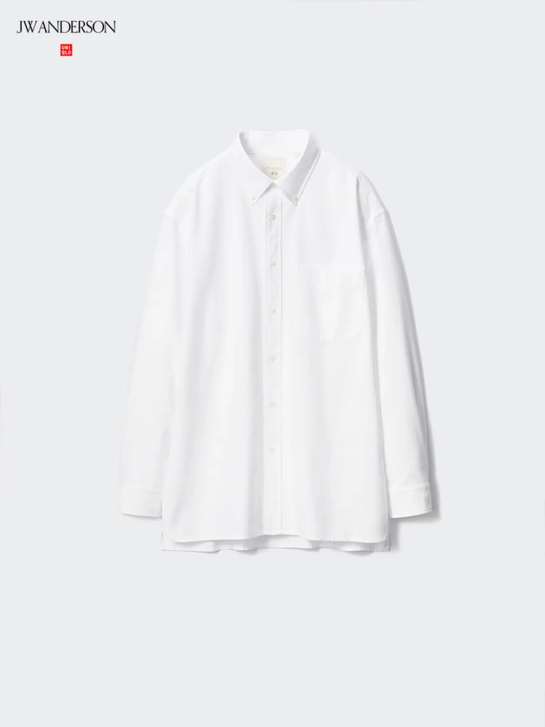 Рубашка свободного кроя из оксфорда, Uniqlo