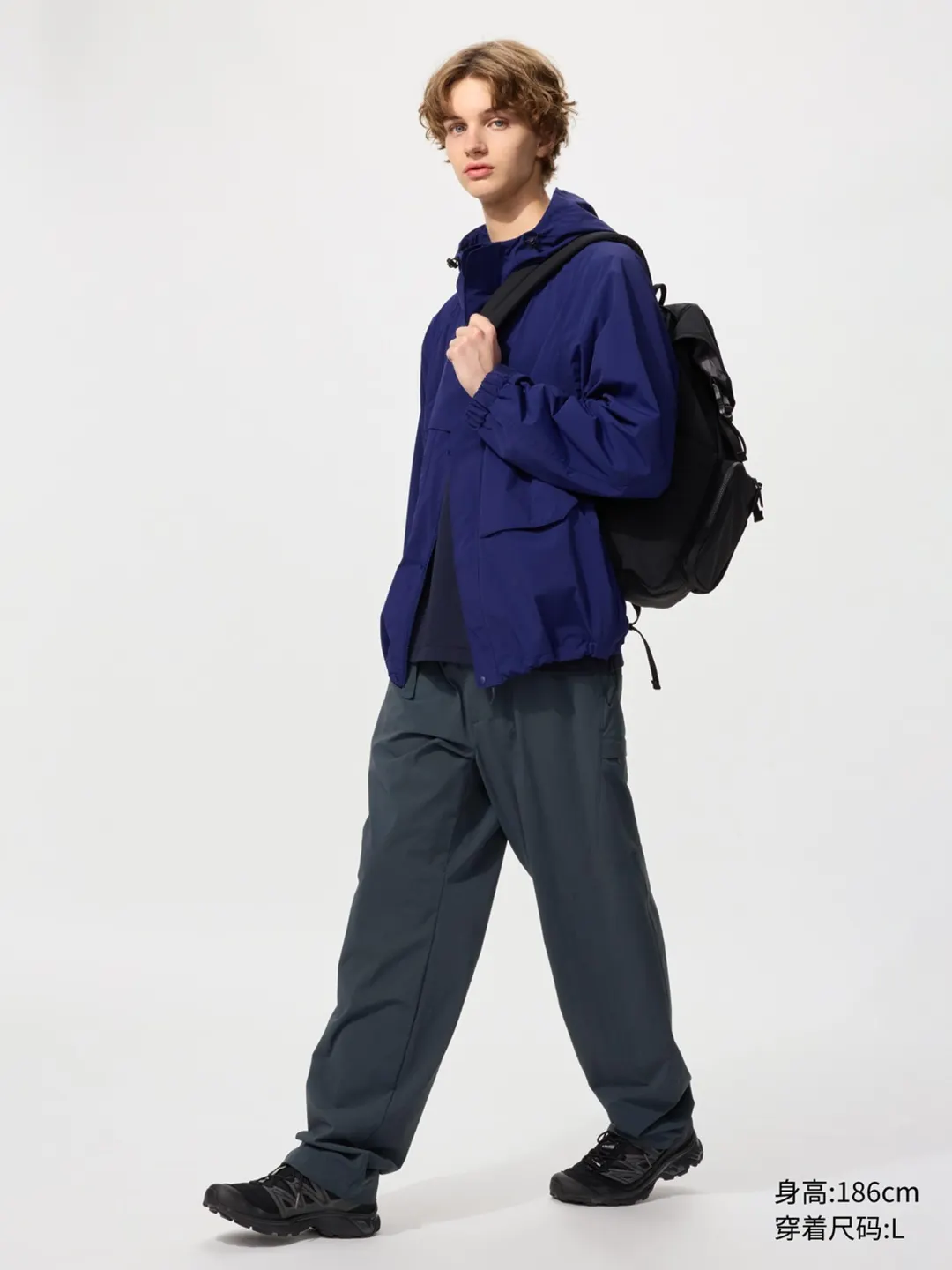Брюки карго эластичные удлиненные, Uniqlo