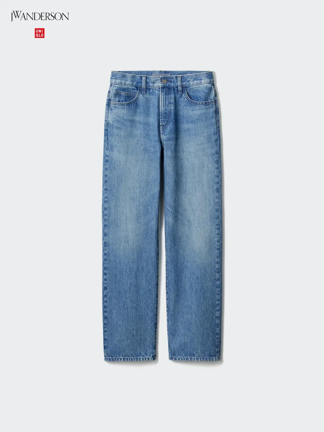Прямые джинсы со средней посадкой, Uniqlo