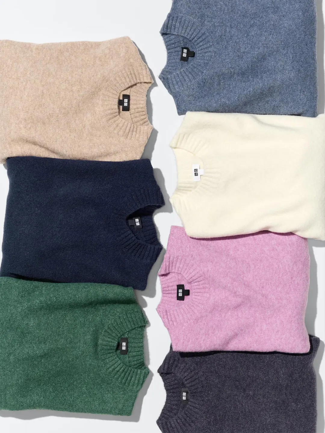 Свитер из пряжи суфле с круглым вырезом, Uniqlo