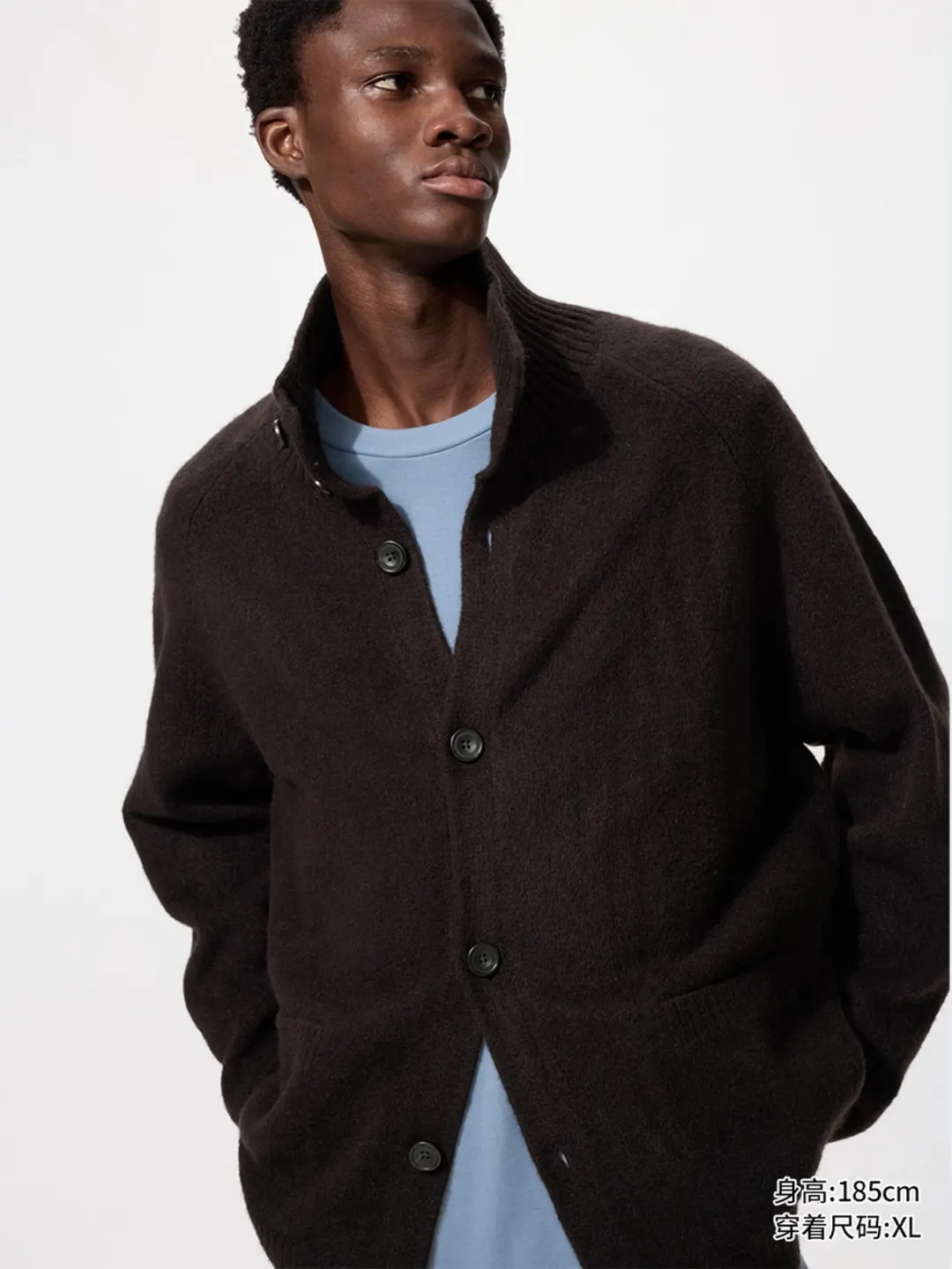 Кардиган из пряжи souffle yarn, Uniqlo