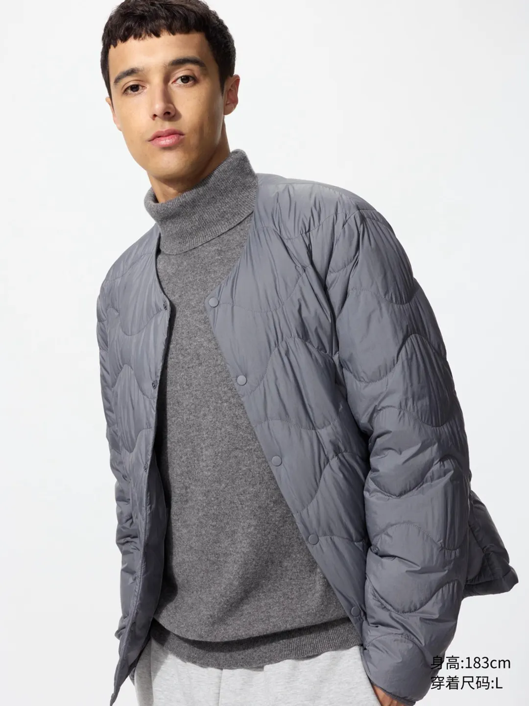 Легкий пуховик складной с фигурной стежкой, Uniqlo