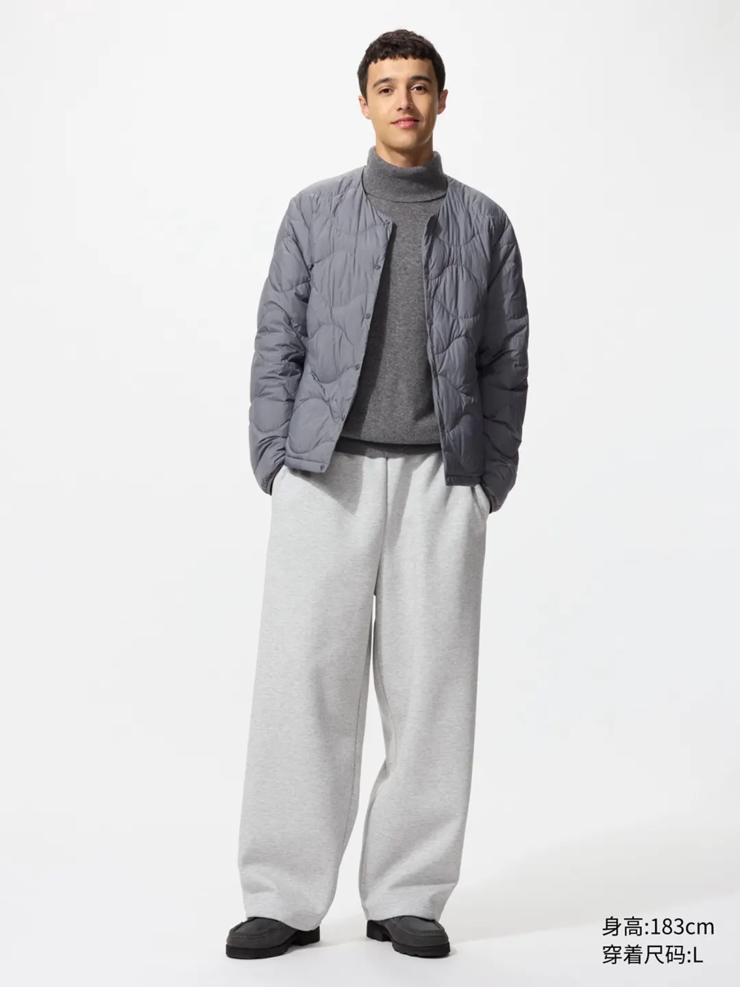 Легкий пуховик складной с фигурной стежкой, Uniqlo