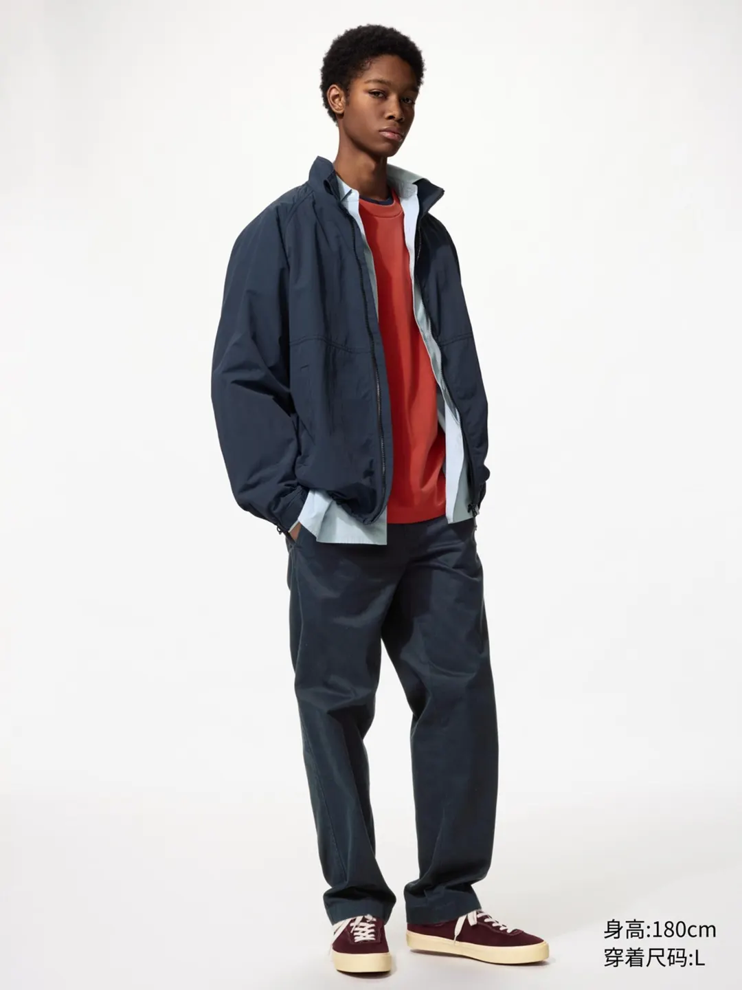 Мягкий лонгслив с круглым вырезом, Uniqlo
