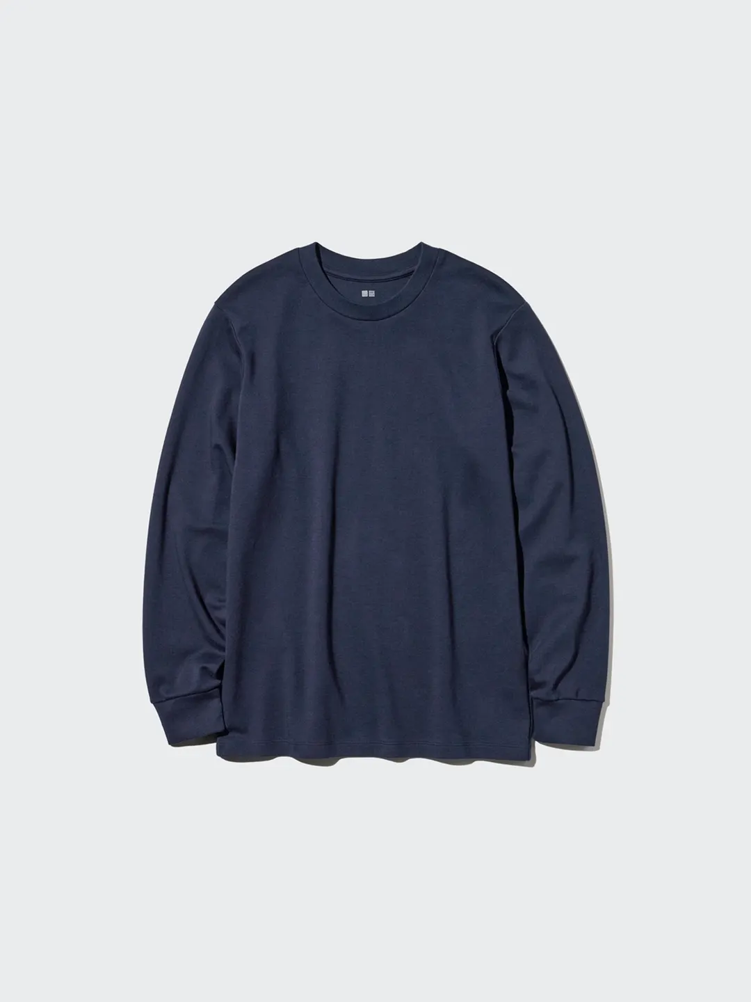 Мягкий лонгслив с круглым вырезом, Uniqlo