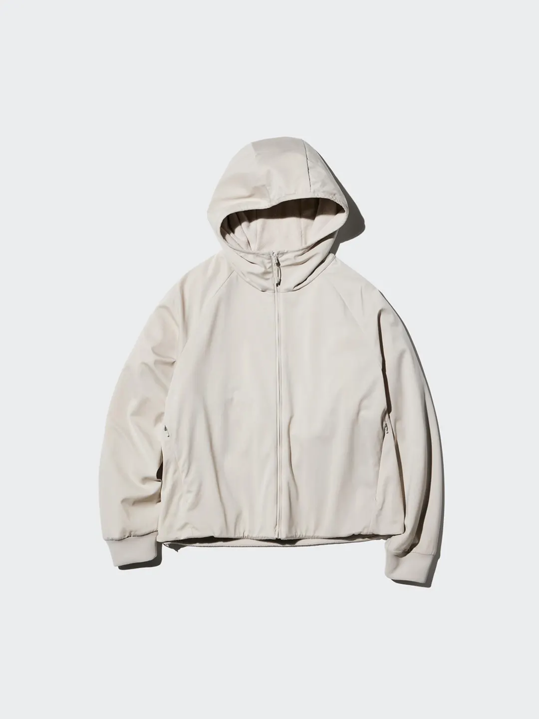 Двусторонняя ветрозащитная флисовая куртка с капюшоном, Uniqlo