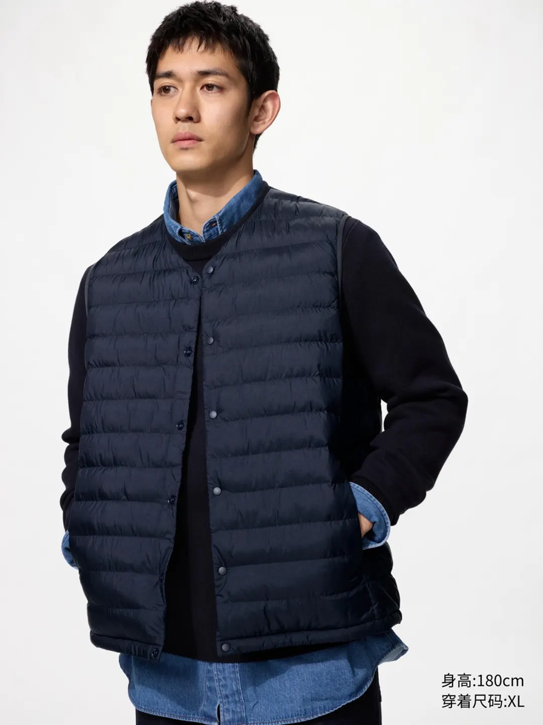 Жилет утепленный складной PUFFTECH, Uniqlo