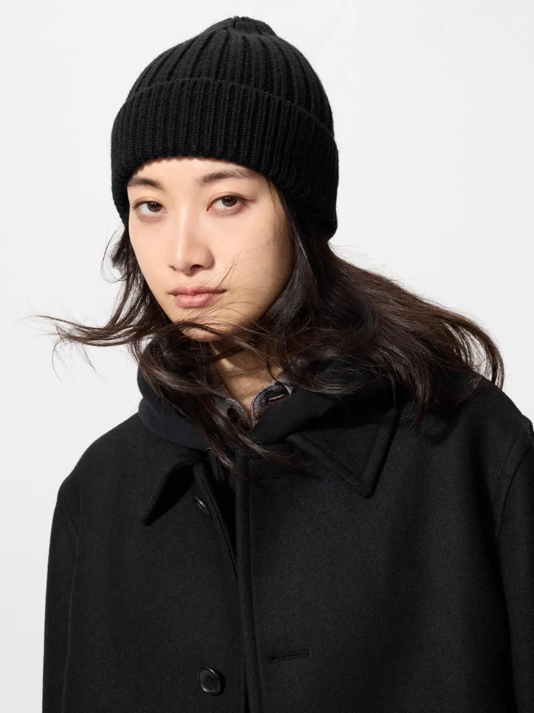 Теплая вязаная шапка HEATTECH, Uniqlo
