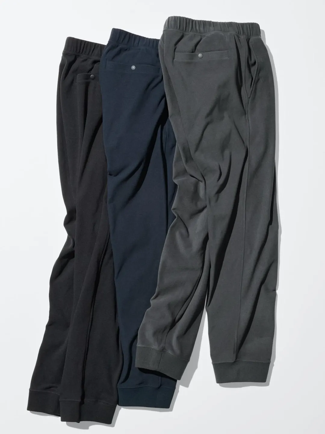 Мягкие флисовые брюки с манжетами, Uniqlo