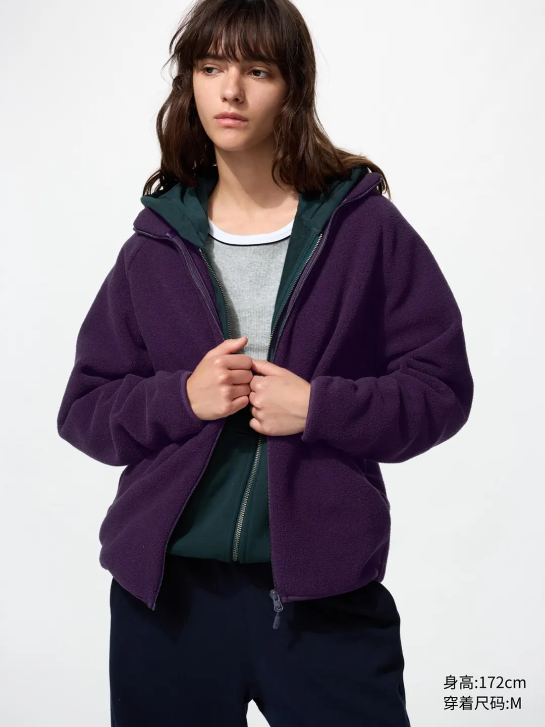 Куртка из флиса на молнии, Uniqlo
