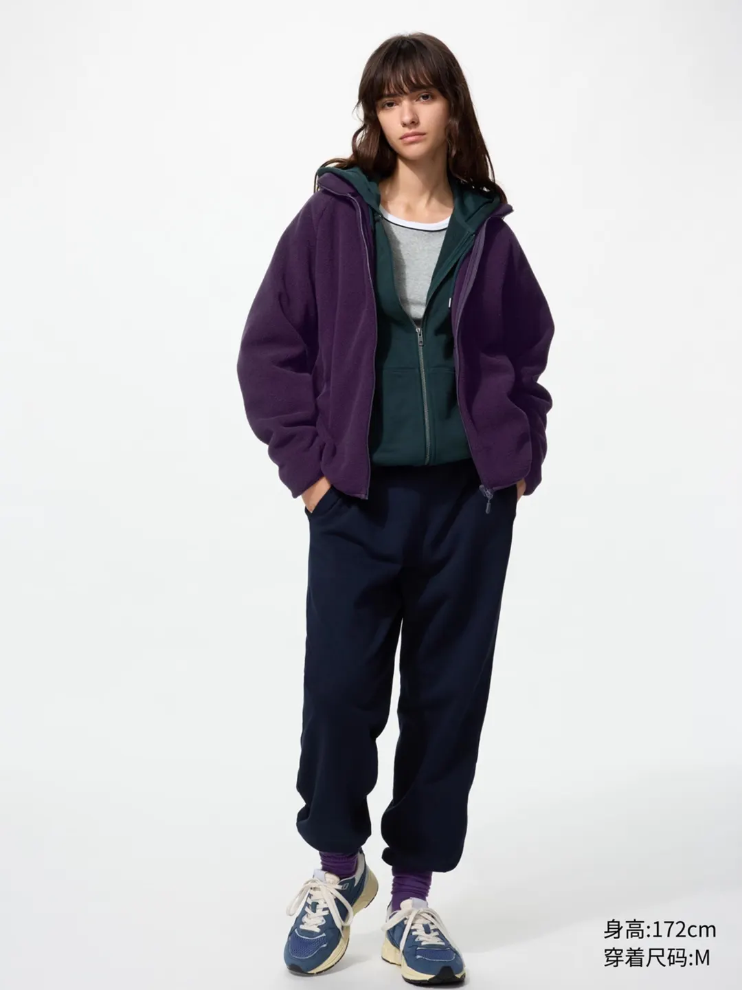 Куртка из флиса на молнии, Uniqlo