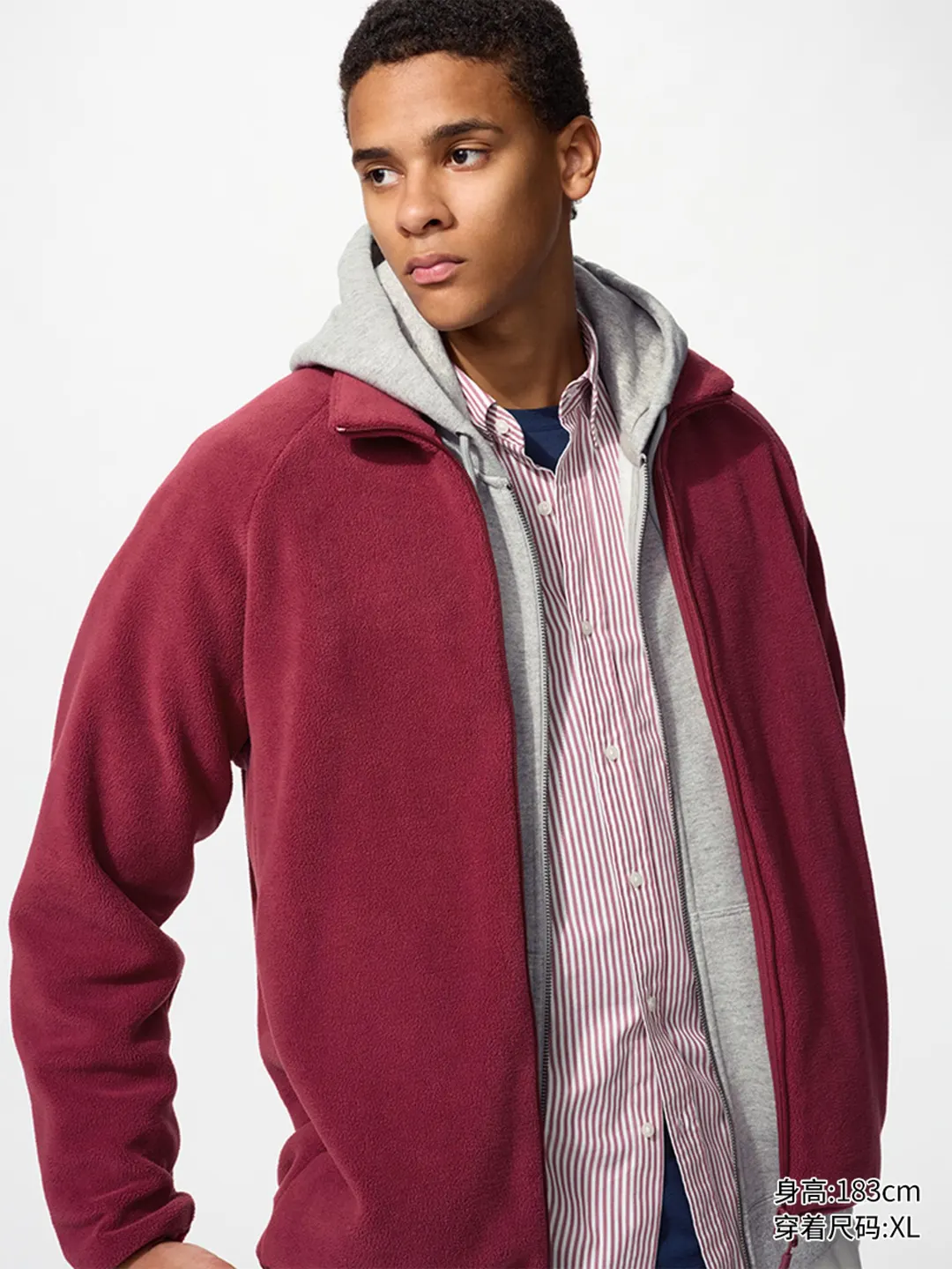 Куртка из флиса на молнии, Uniqlo
