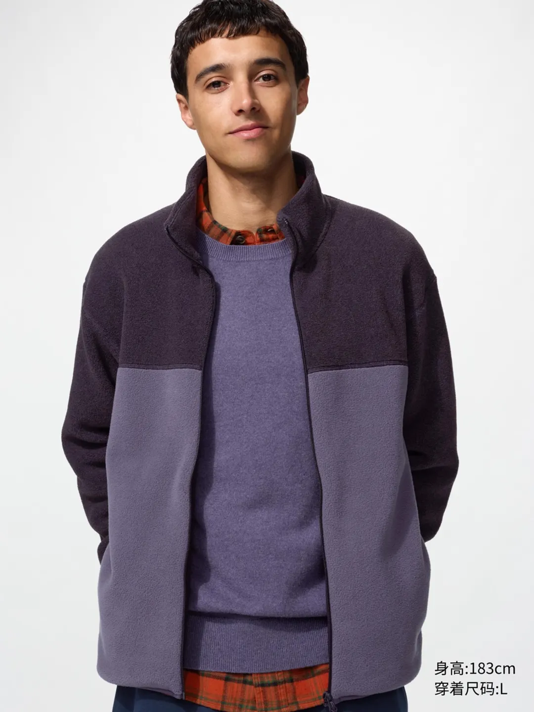 Куртка из флиса на молнии, Uniqlo