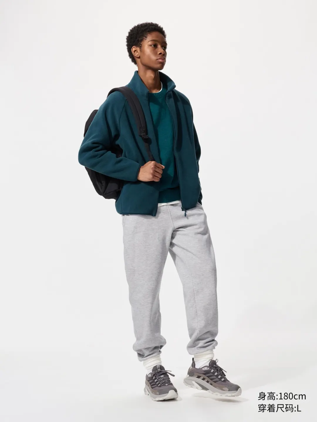 Брюки спортивные HEATTECH из искусственного меха под овчину, Uniqlo